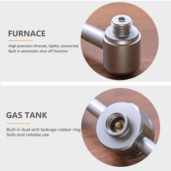 Aluminiumlegering fornuisadapter voor gaslamp en ovens - Outdooraccessoire — afbeelding 3