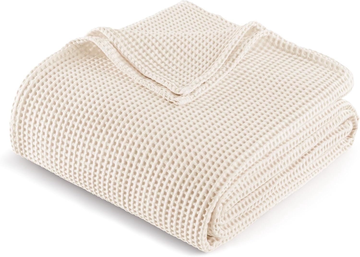 Wafel Gooi Deken 127 cm x 177,8 cm - 100% katoen - Zacht en ademend - Ideaal voor gevoelige huid - ServiceTopper