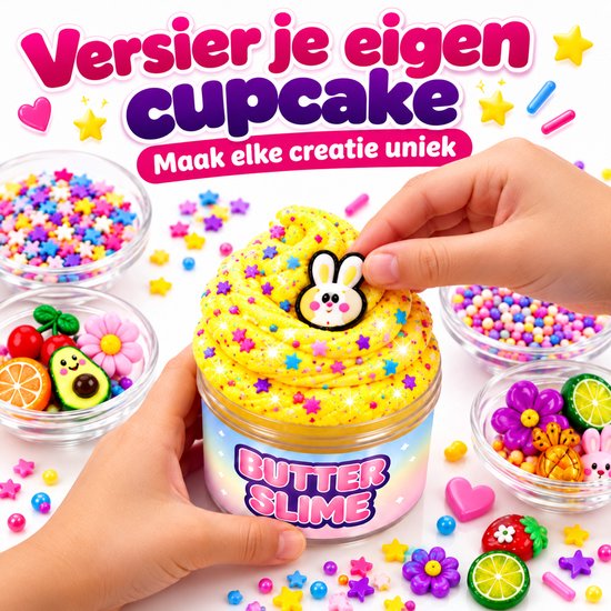 Twenty4seven® Slijm Set met 10 Cupcakes - 70ML - Cupcake Maken Pakket - Slime Kit Knutselset & Knutselpakket - Knutselen voor Meisjes en Jongens vanaf 5 Jaar - Sinterklaas Cadeau en Kerstcadeau — cadeau in Hobby - foto 5