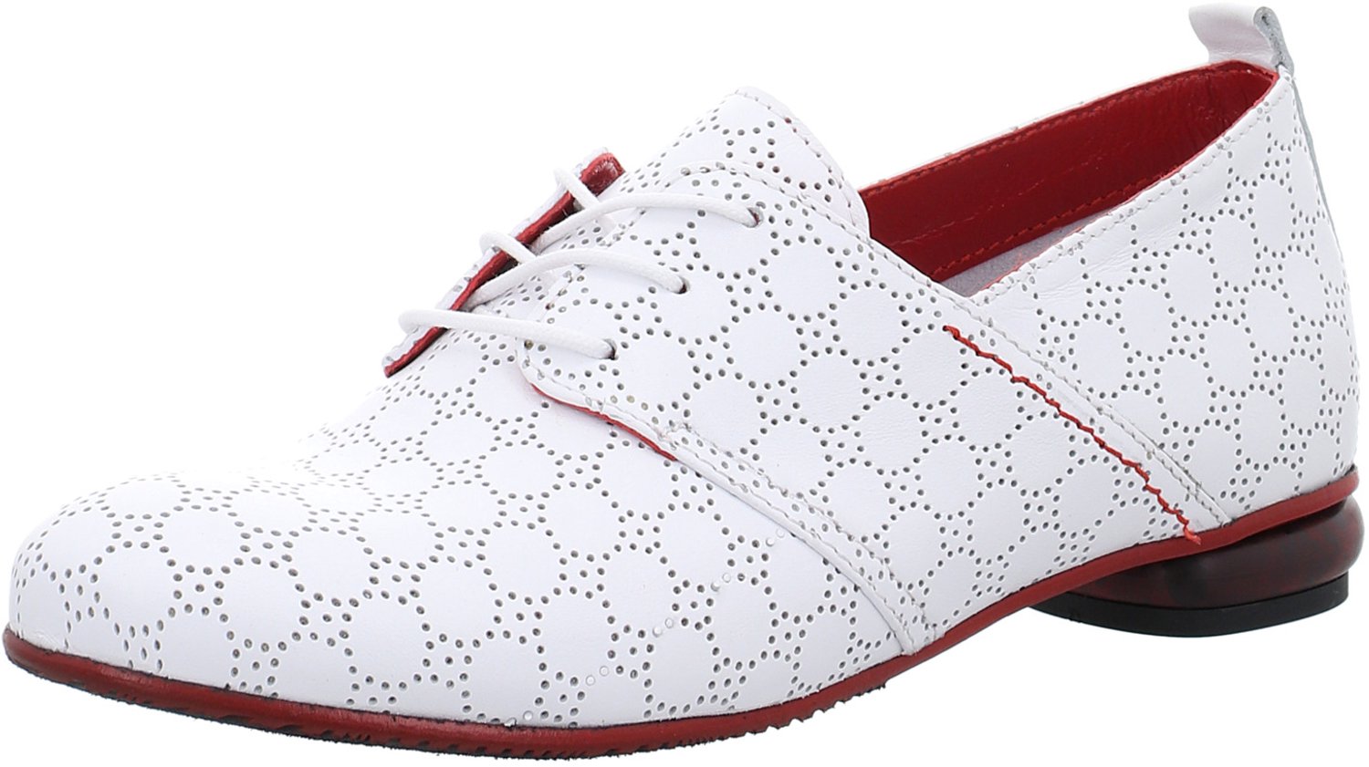 Simen dames veterschoenen wit maat 39