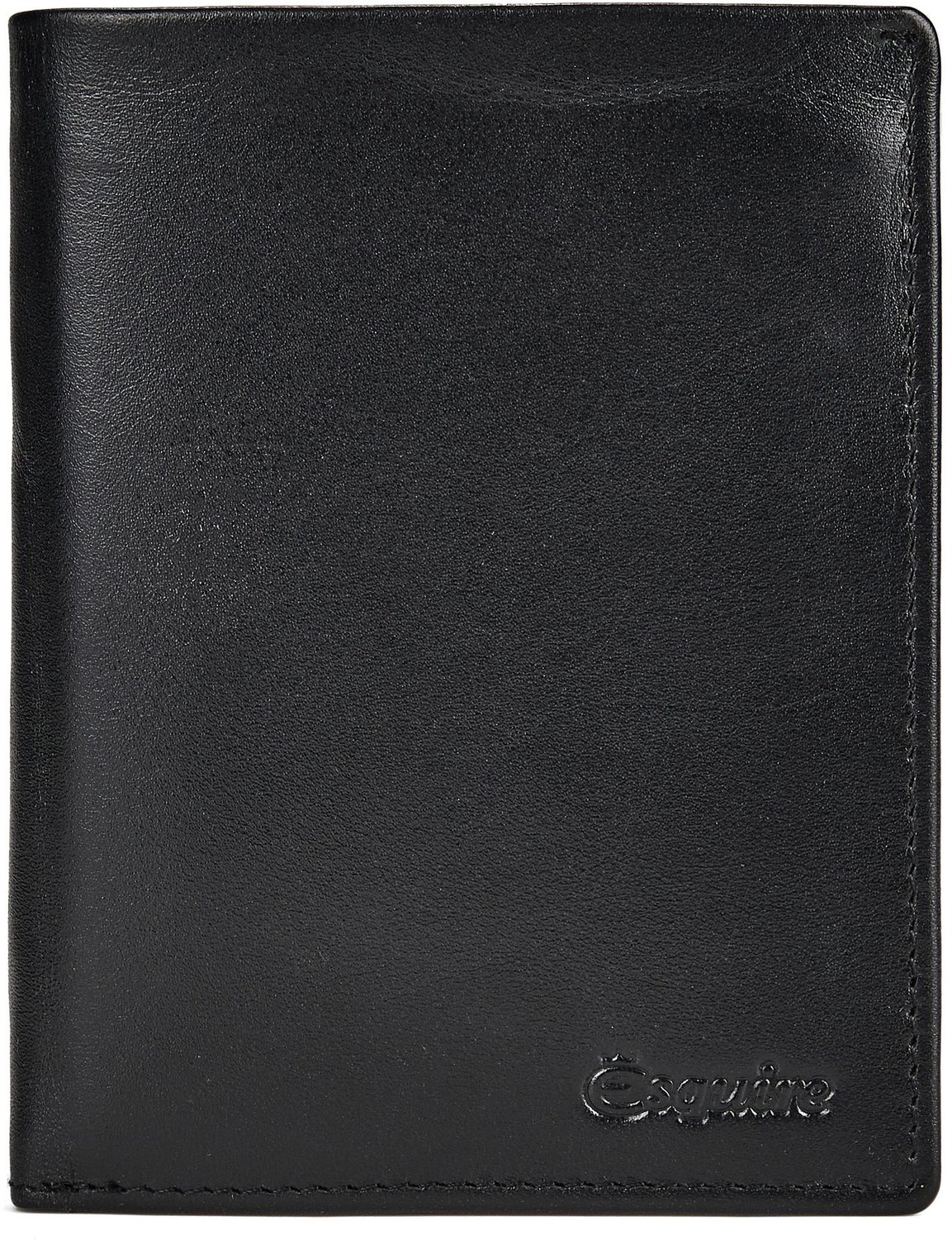 Esquire Silk Portemonnee RFID-bescherming Leder 9 cm - Jongens - Staand formaat - schwarz
