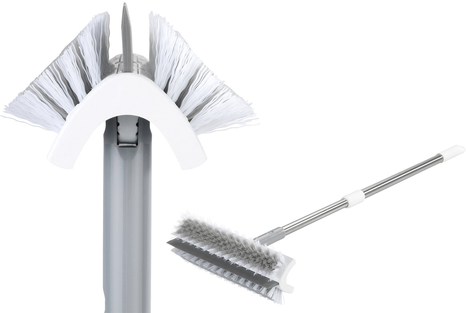 Maximex - Veger met trekker, 2-in-1