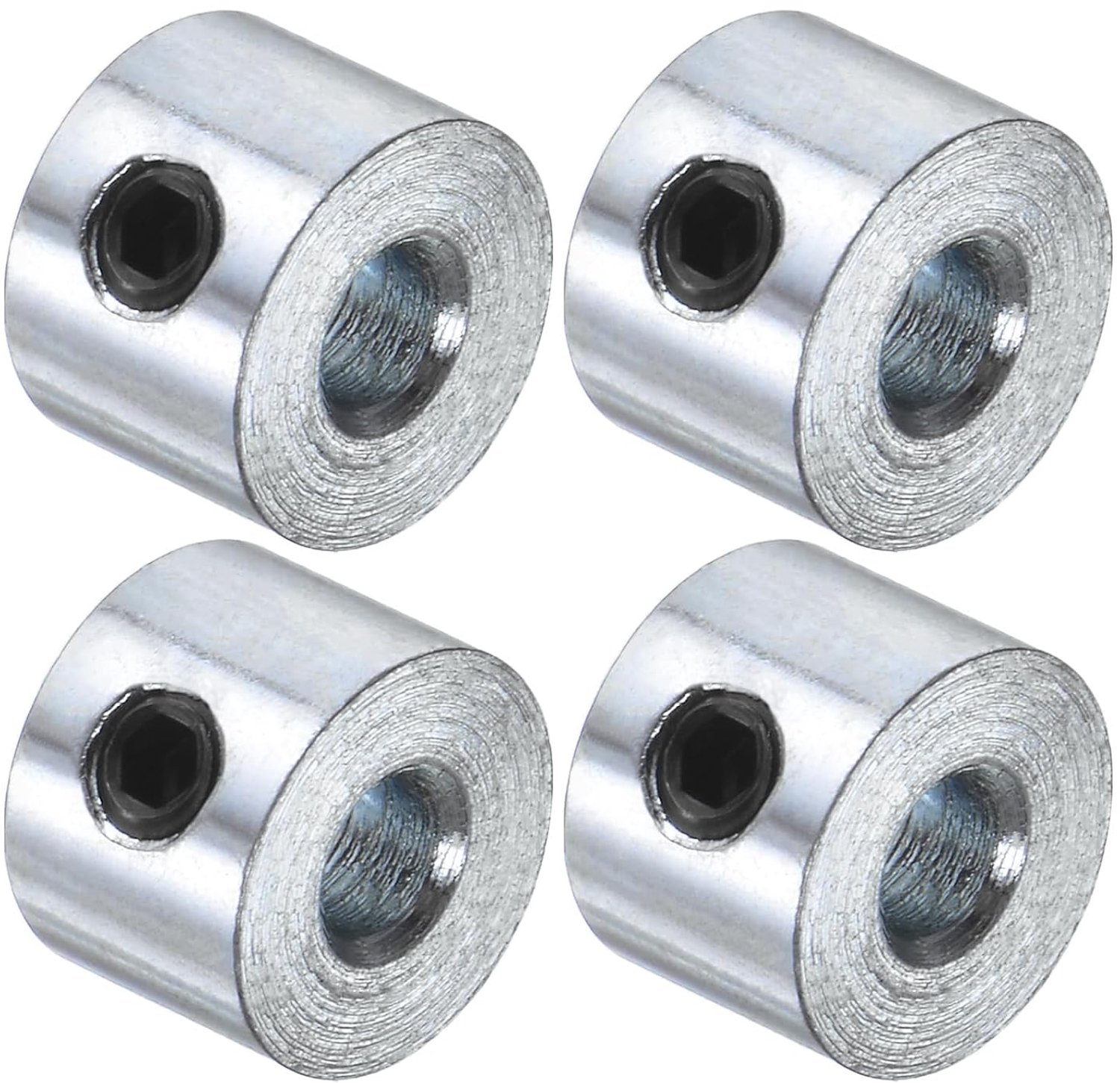Schroefkraag 1/8 inch - Koolstofstaal - 3/8 inch buitendiameter - Voor lineaire stangschachtgeleiding - Vemera