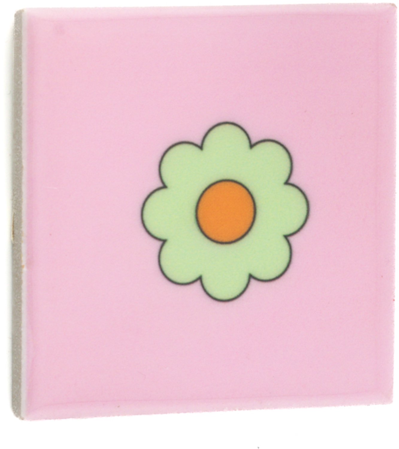 Alfabet tegeltje flower