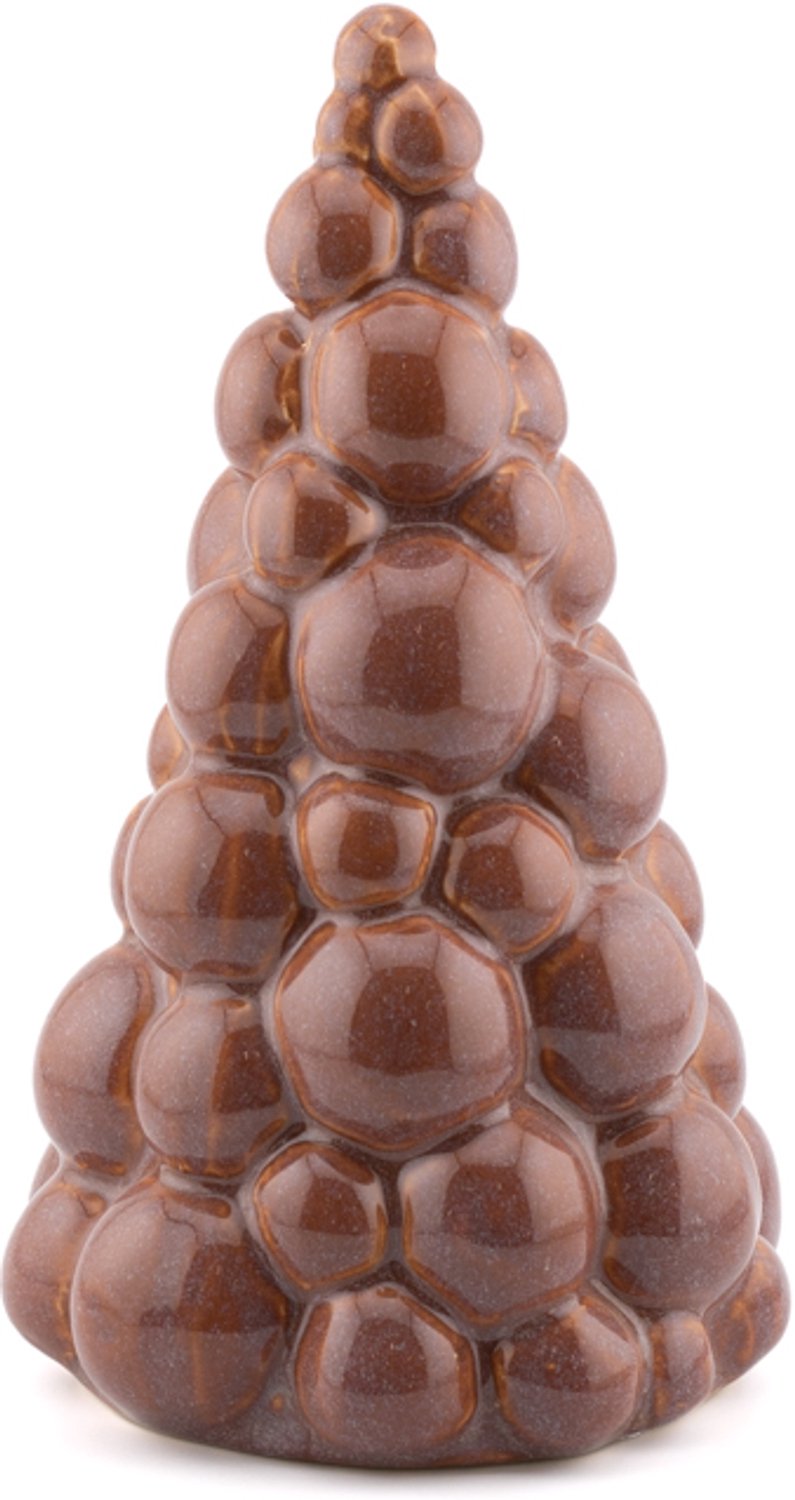 Ornament kerstboom Fir bruin S