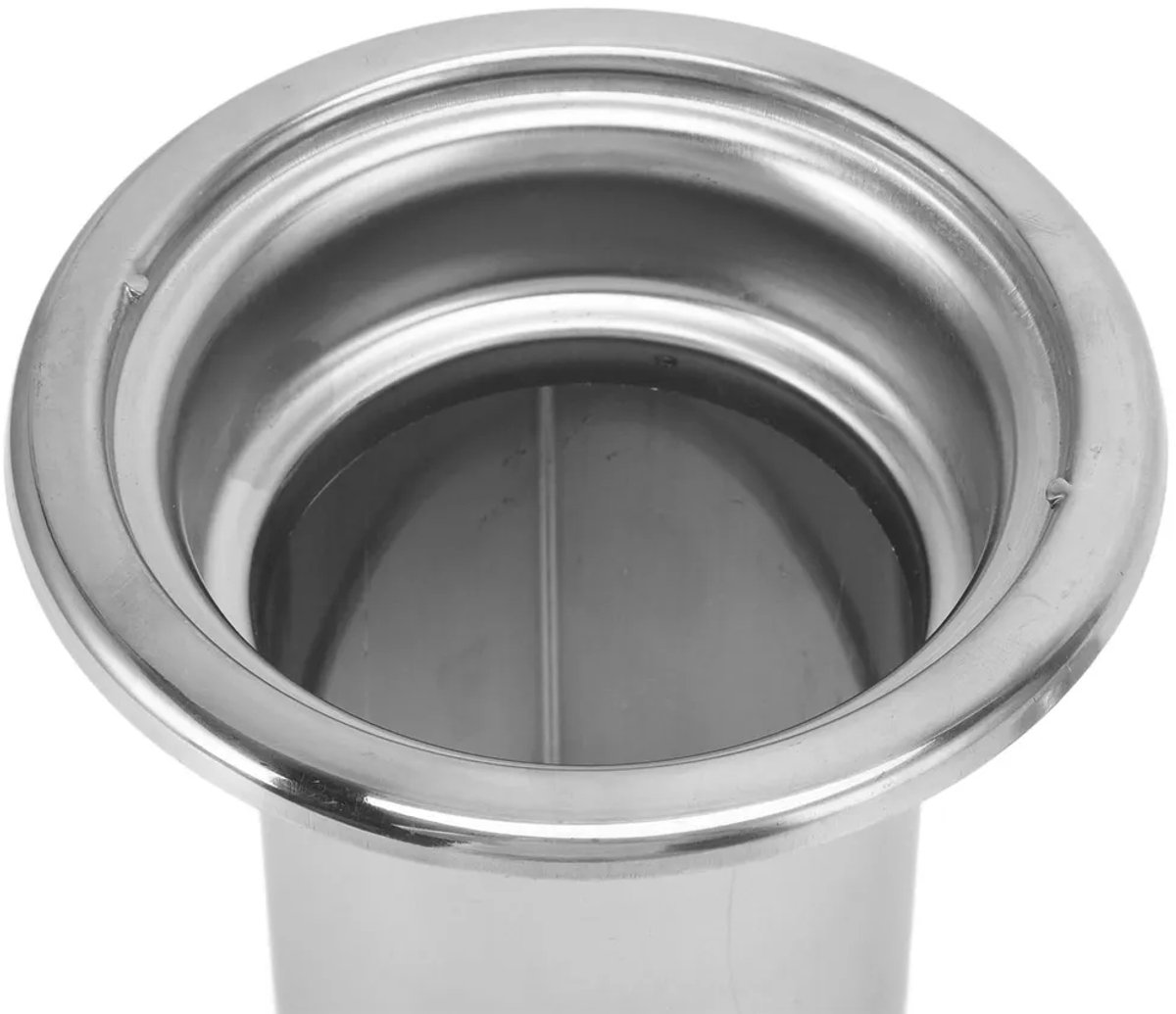 Dak- en vloerafvoer van roestvrij staal, anti-verstopping, Geschikt voor balkons en buitenruimtes, regenwaterafvoer, rond, 4 inch.