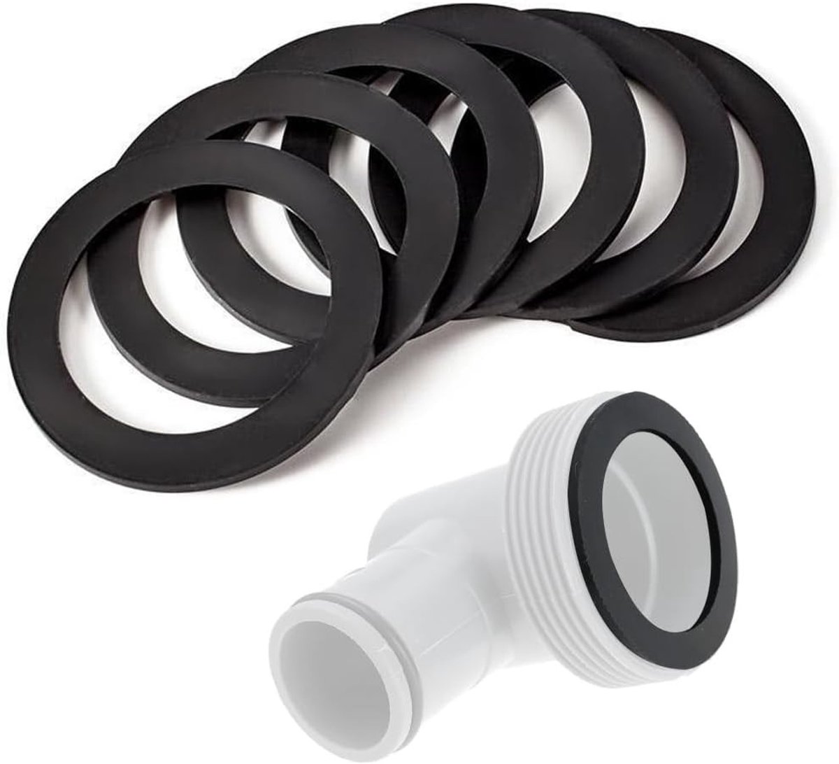 Sealingringen voor afvoerpijpen - 6 stuks van 45 mm - Rubber ringen voor drainage, accessoires voor sanitair en leidingen
