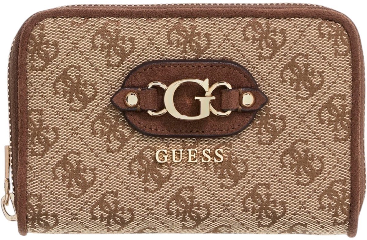 Guess Samantha Medium Damesportemonnee Bruin Vrouw