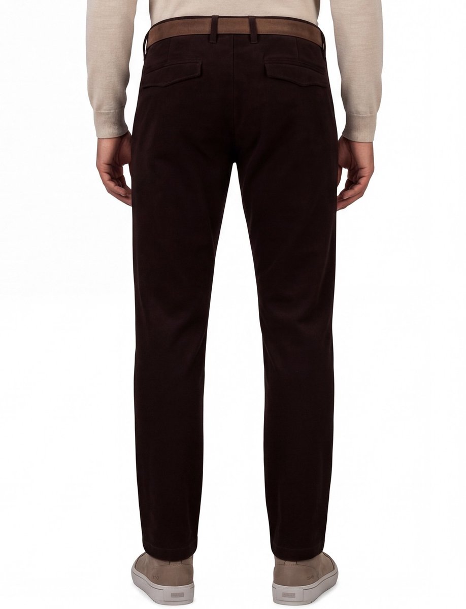 Alberto katoenen broek bruin