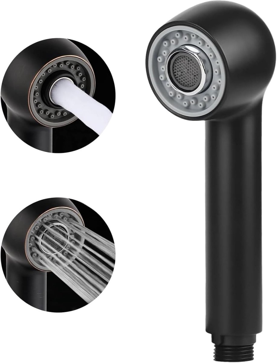 Waterbesparende Douchesproeier met 2 Stralen - Keuken en Badkamer, Ideaal voor Afwassen en Douchen, Perfect voor Tafelgerei en Persoonlijke Hygiëne