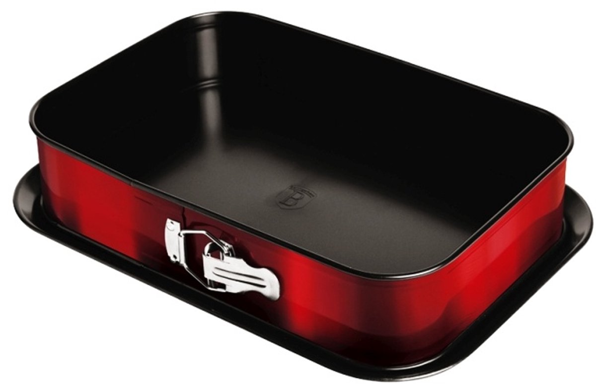 2-in-1 bakvorm met antiaanbaklaag uit de Burgundy Metallic Line, 39 x 27 x 7,5 cm