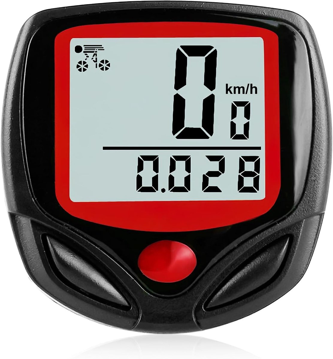 Draadloze Fietssnelheidsmeter met LCD Display en Snelheidssensor voor Nauwkeurige Metingen