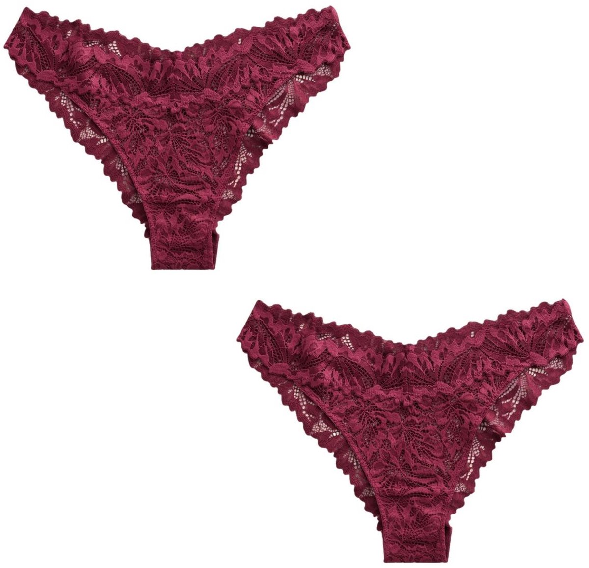 Next - Dames - Set van 2 kanten Ultimate Comfort strings - Rood