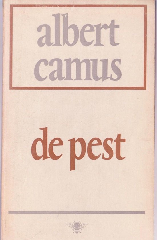 Boek kaft 'de pest' door albert camus
