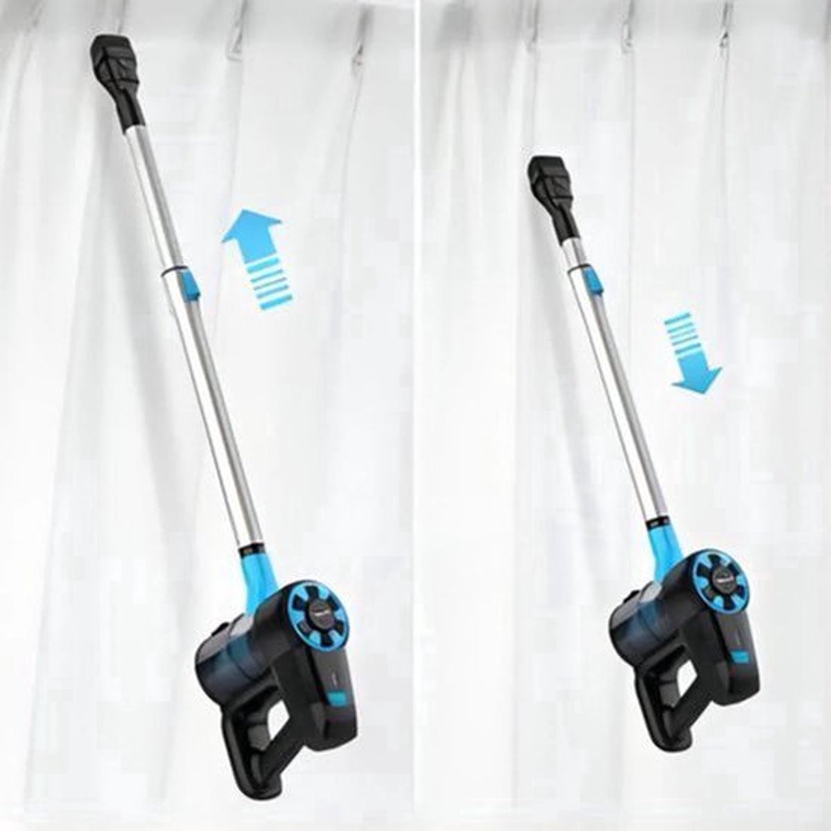 Steelstofzuiger Draadloos - Steelstofzuiger - Stofzuiger - Steelstofzuiger Snoerloos - Krachtige Zuigkracht - 17kPa - 0,7L Stofbak - 40min Looptijd - 2200mAh - 70dB - 150W