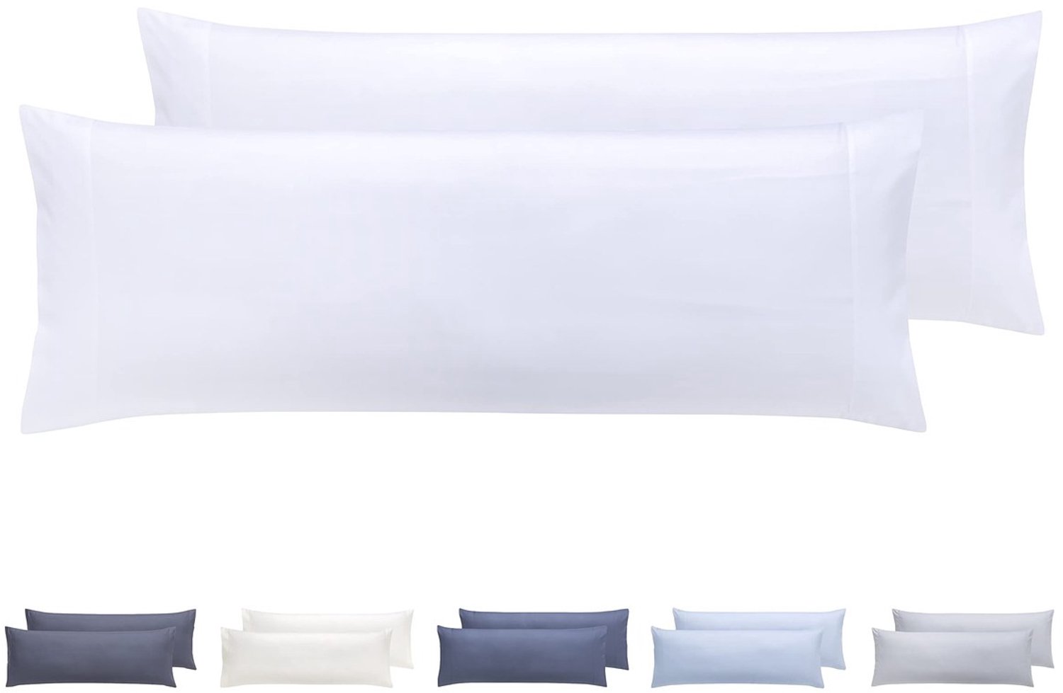 Duraxl Kussensloop - Microvezel - 90 x 40 cm - Wit