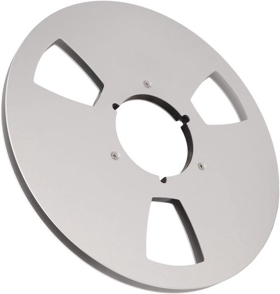 Lege Tape Reel voor Nab Opnametape - Accessoire voor Bandrecorder, 1/4 Inch, Aluminium, Geschikt voor Disc Opening Machines — afbeelding 3