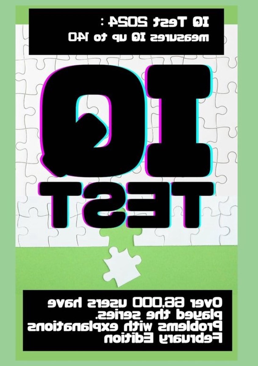 IQ Test Boek - Intelligentietest Puzzel - Cognitieve Vaardigheden Trainen - Tot IQ 140 Meetbaar - 117 Pagina's - Niet gespecificeerd