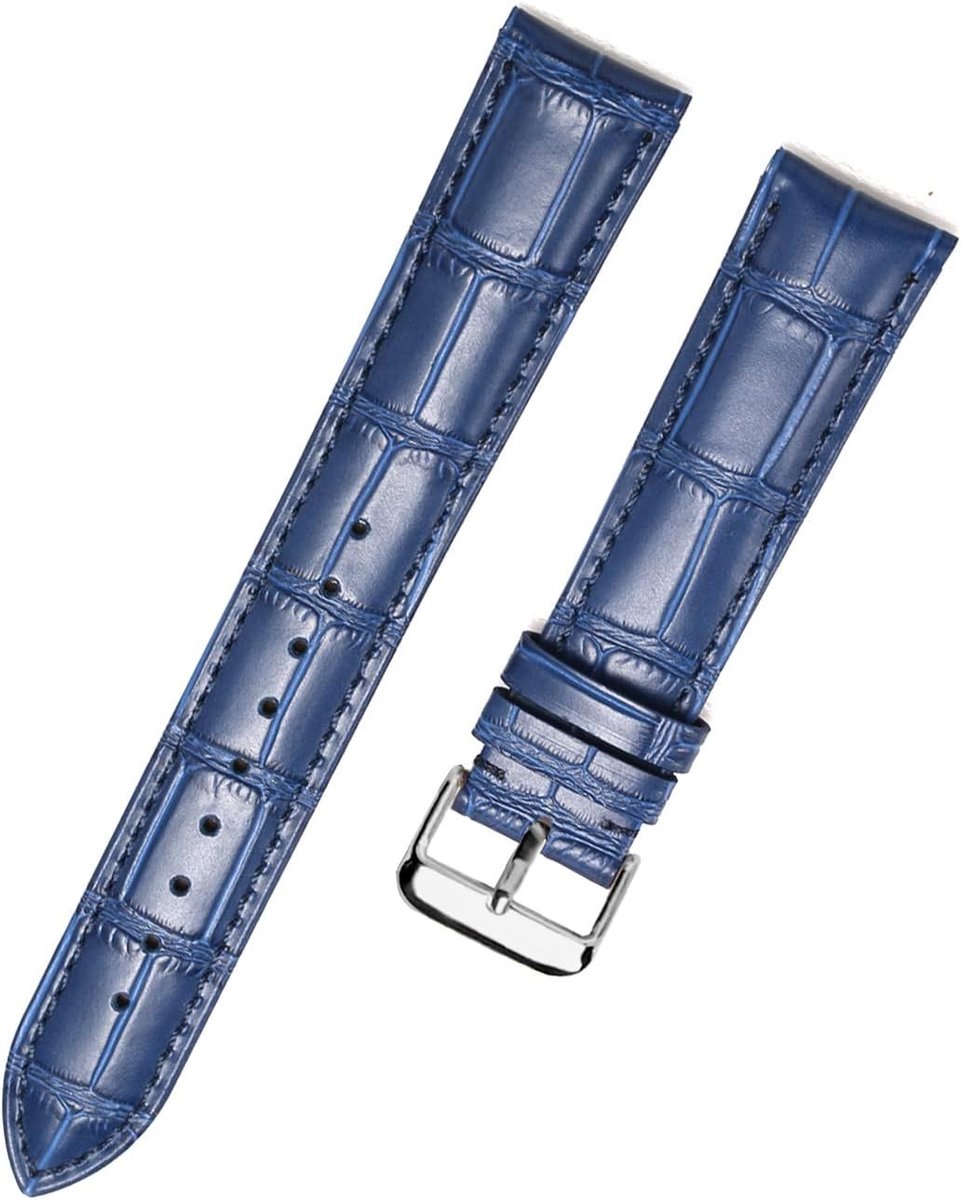 Extra Lange XXL Leren Riem met Snelle Ontgrendeling en Vlinder Gesp, 18mm-22mm, Perfect voor Casual en Formele Outfits