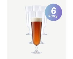 Bormioli Rocco Bartender Bierglazen 52 cl / 520 ml | Set van 6 Stuks | Geschikt voor Speciaalbier | Glas | Vaatwasserbestendig | Voor Thuis en Horeca