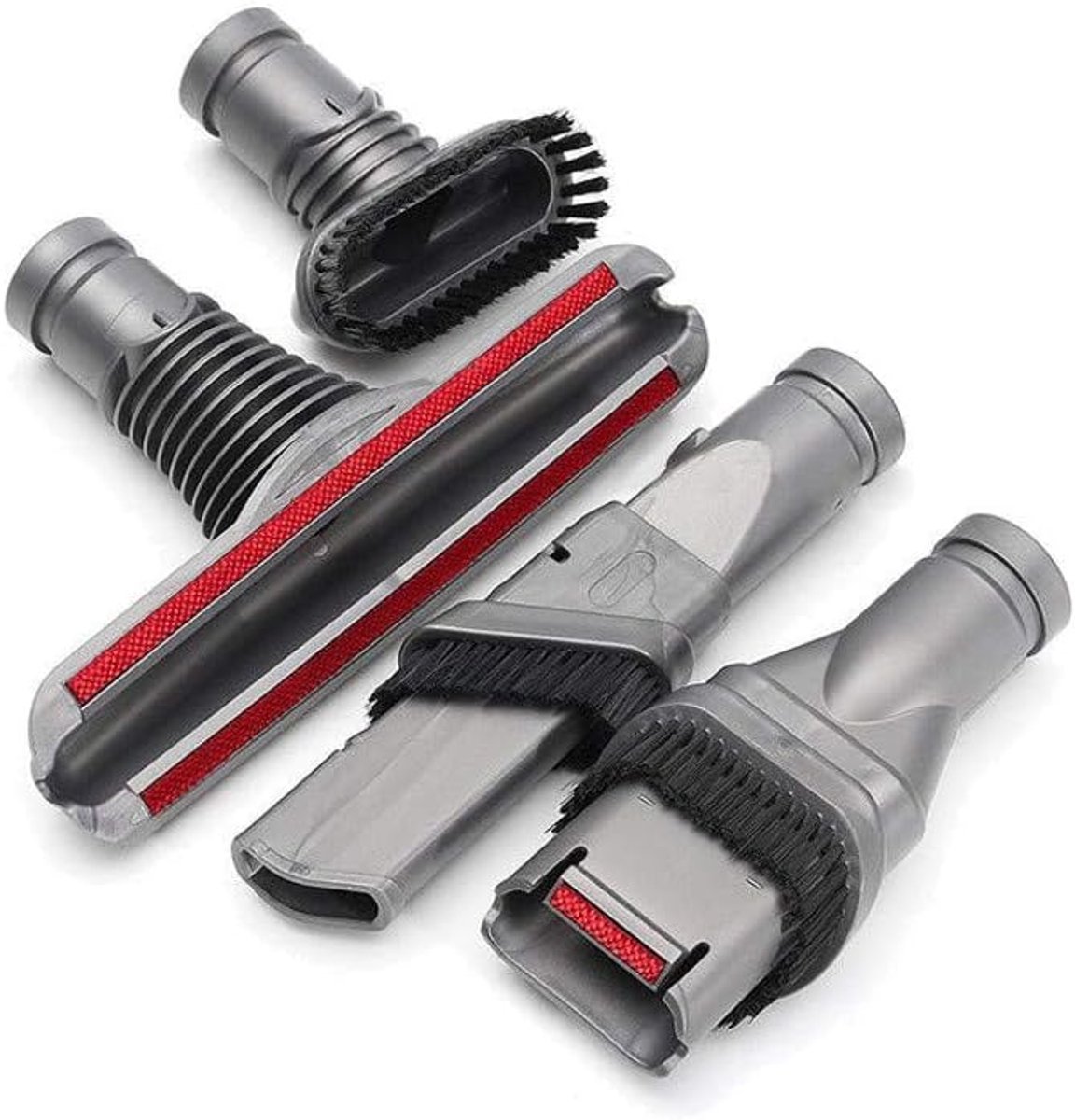 Borstelset 4-delig vervangt 918508-01 18507-04 914361-01 voor Dyson DC05 DC07 DC08 DC08 TS DC11 DC14 DC15 DC16 DC16 Animal Pro DC16 Issey Miyake DC16 Issey Miyake + DC18 DC19 DC19 T2 DC20 DC21 DC22