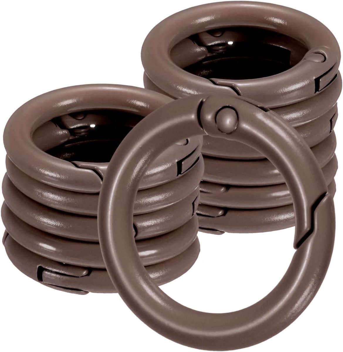 METERXITY Metalen Spring O-ringen, Bruin, 5/8 in