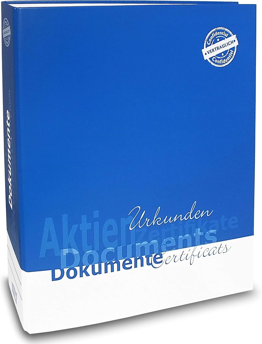 Thema-mappen met gekleurde kaft, 4-rings, voor documenten