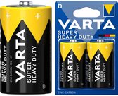 Varta R20 D, D, Zinc-Carbone, 1,5 V, 2 pièce(s), Multicolore, 61,5 mm