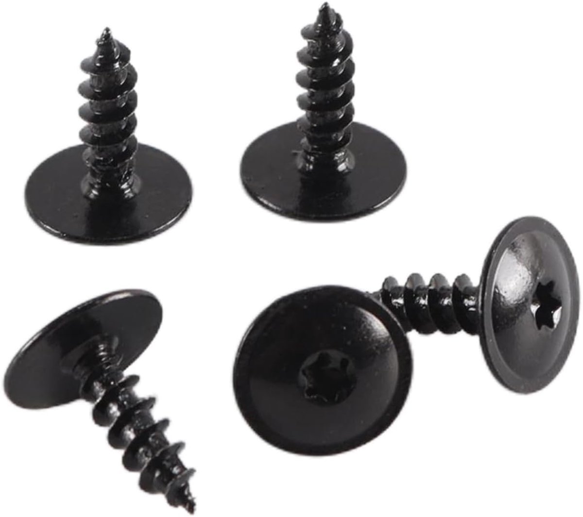 Set van 50 zelftappende schroeven, 16 mm metaalschroeven, voor auto's, houtbewerking, meubels en industrieel gebruik