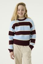 GARCIA Meisjes Effen Trui Blauw Lange mouw