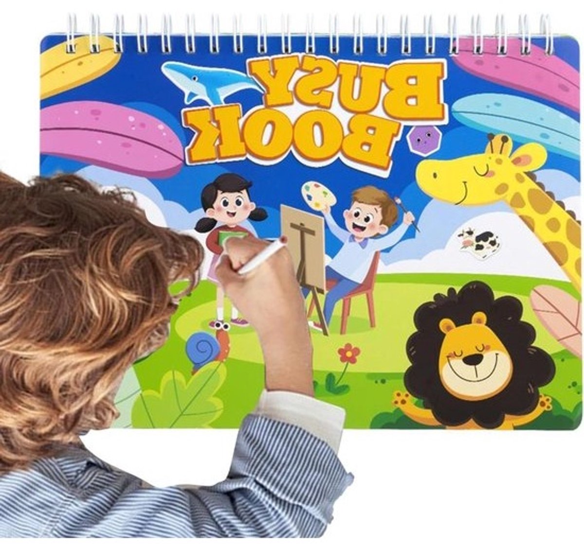Educatieve Puzzel Boeken - Kinderen Oefenboek - Stil Leren - Herbruikbaar Schrijven - Draagbare Set - Meerdere Kleuren