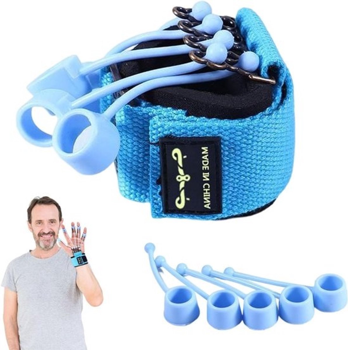 Vinger Versterker - Hand Trainer - Kracht Opbouwen - Verstelbaar Gewicht - 118 x 84 x 63 cm - Niet gespecificeerd