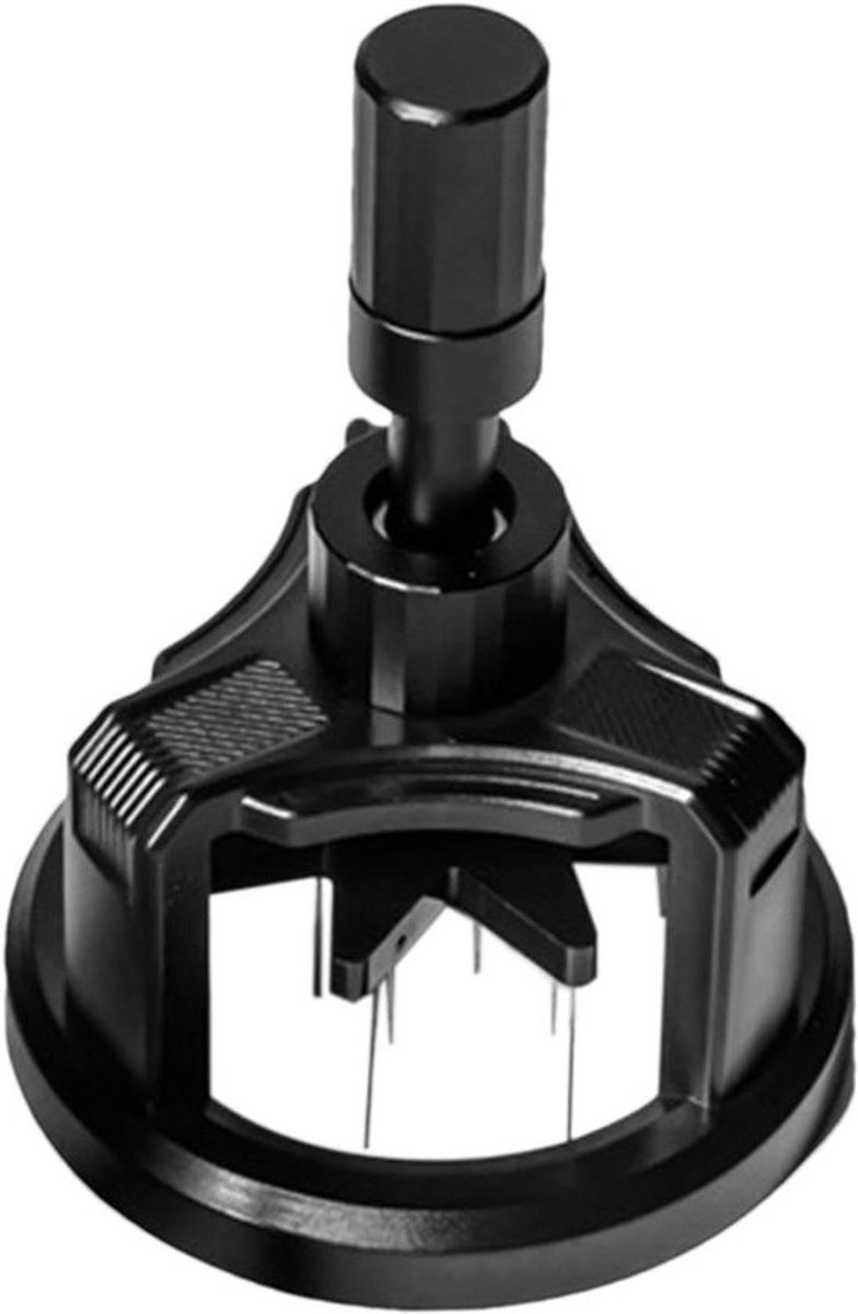 Koffieverdeler - Espresso naaldverdeler - Perfecte espresso - Magnetisch ontwerp - Verstelbaar 51-58mm - Zwart