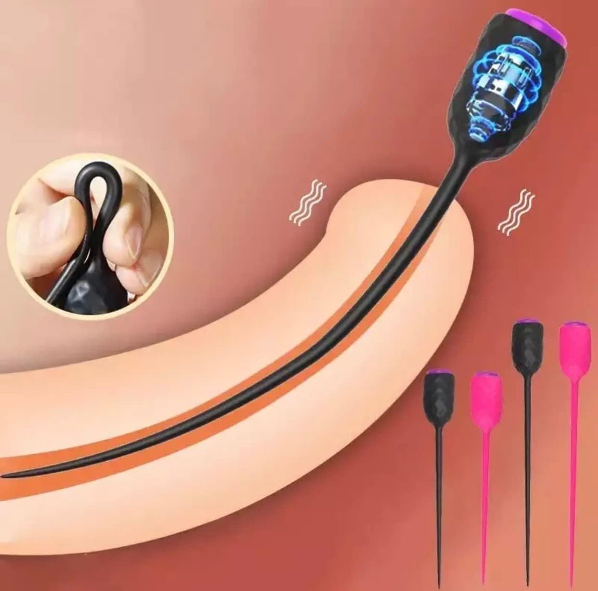 Dilator vibrerend incl. batterijen urinebuis vibrator katheter