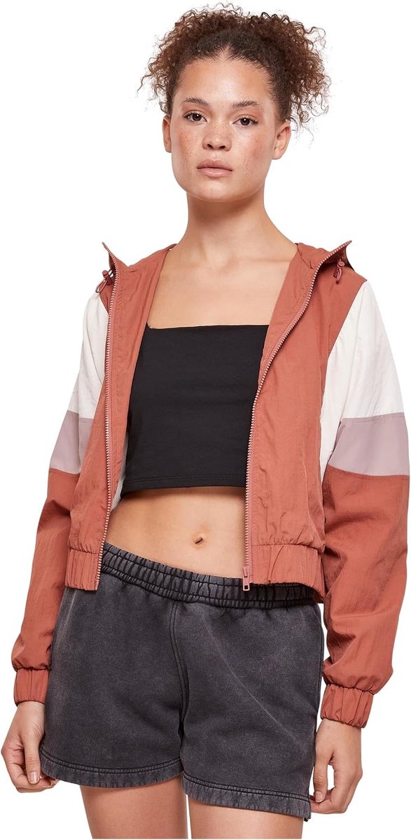 Classics Dames Short 3-tone Crinkle Jacket dames Jas