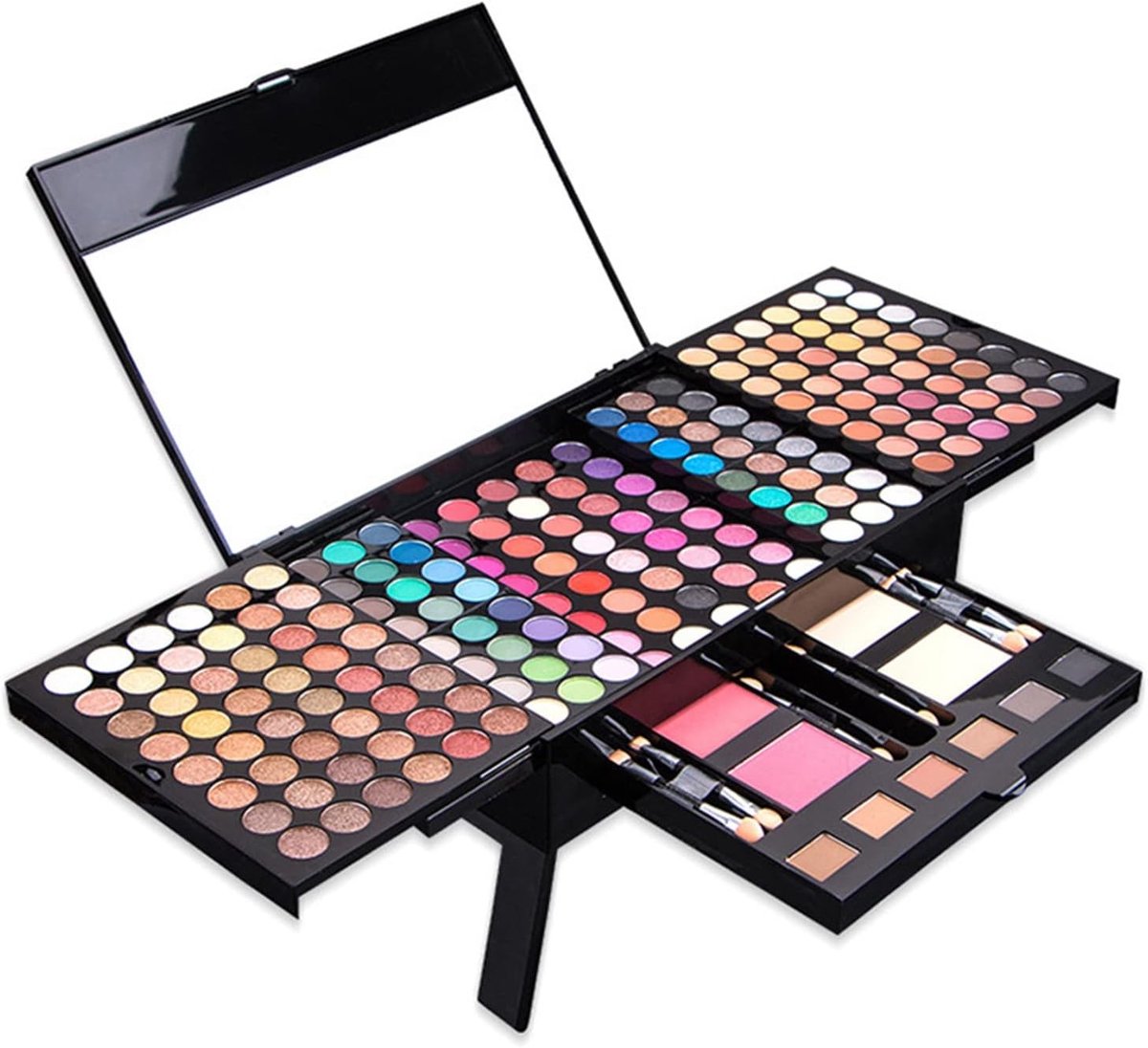 Alles-in-1 Make-Upkoffer - H - Compacte Set met Veganistische Make-Upproducten - Voor Meisjes