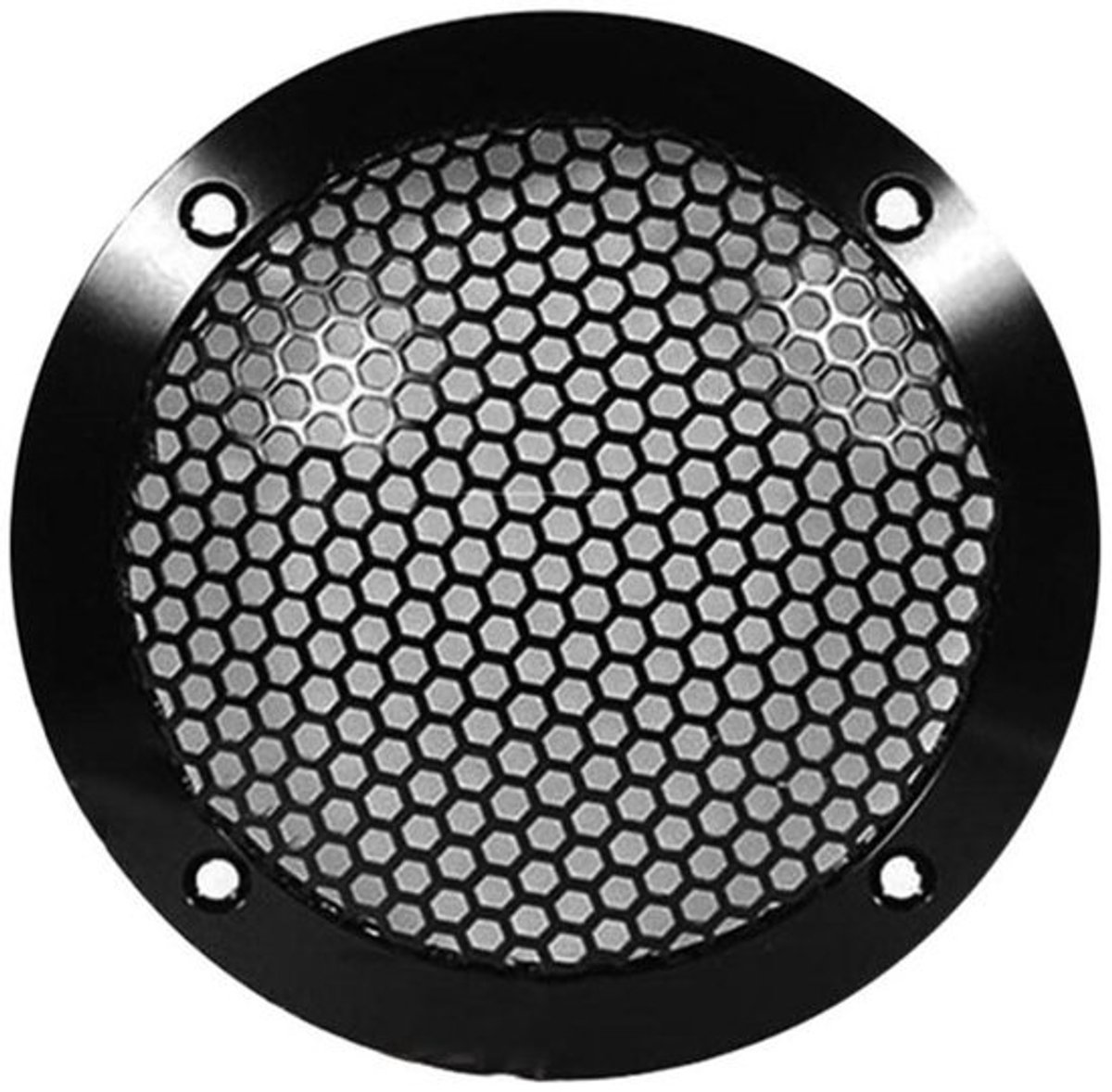 Tweeter Speaker Grill - Luidsprekerhoes Rooster - Auto Audio Verbetering - Volledig Metalen Gaas - 3 Inch - Zwart