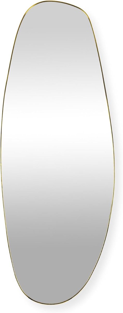 Rafael Wandspiegel – Organische Spiegel – Asymmetrisch Design – 160x60 cm – Goud