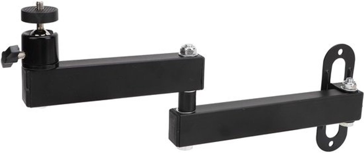 Projector Muurbeugel - Verstelbare Houder - Home Cinema Opstelling - 360 Graden Rotatie - 20-35 cm - Zwart