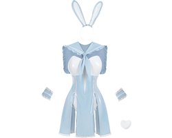 Bunny-kostuum voor vrouwen, Sakurajima Mai, cosplay-kostuum, anime, Senpai Bunny Suit met oren, volwassenen