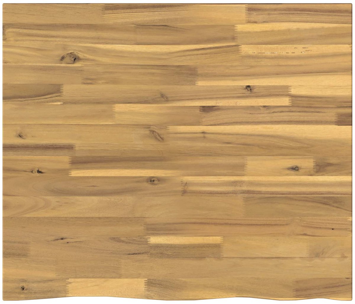 vidaXL Rechthoekig - Tafelblad - 70 - x - 60 - x - 3,2 - cm - Rechthoekig Witgewassen