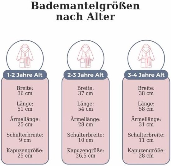 Babybadjas met schattig giraffenmotief, badjas met capuchon van 100% katoen, zacht, absorberend en huidvriendelijk, voor pasgeborenen en peuters — afbeelding 3