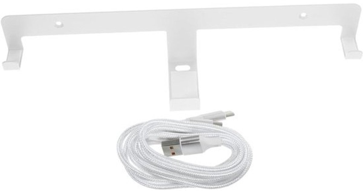 VR Headset Muurbeugel - Display Houder - Ruimtebesparend Opbergen - Stabiel Structuurontwerp - 35.2 x 6.9 x 8 cm - Wit