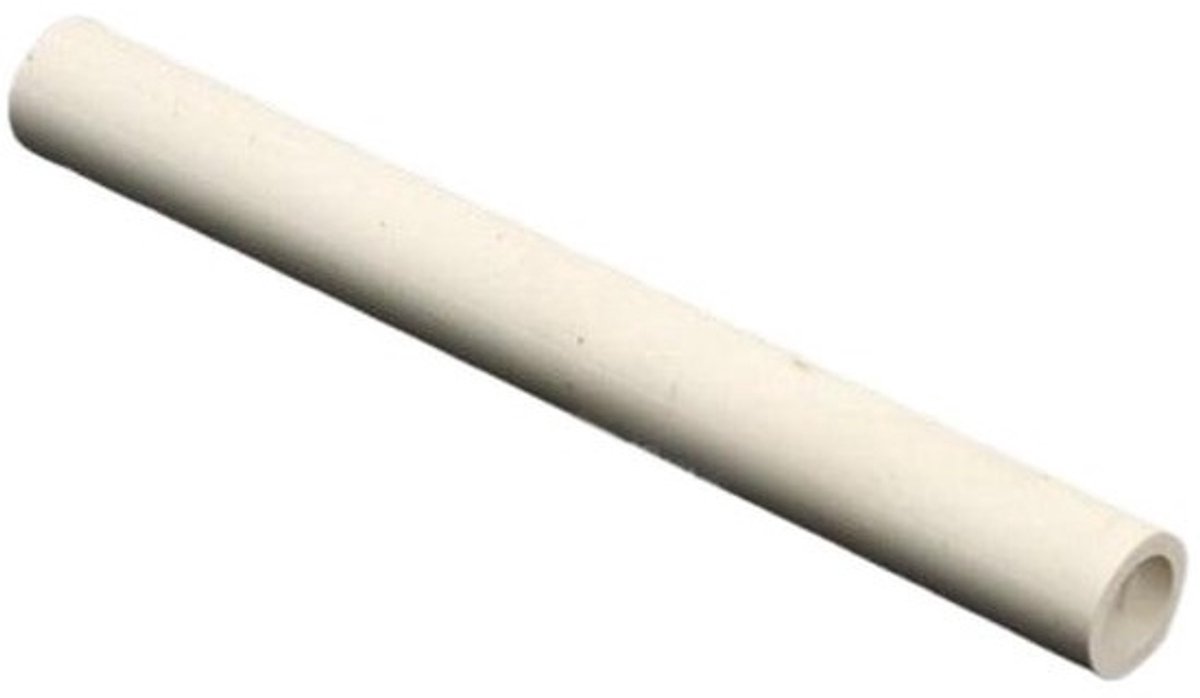 Keramische Isolatiebuizen - Isolatieslangen Hittebestendig - Industriële Isolatie - Hoge Breukvastheid - 200 x 14 mm - Wit