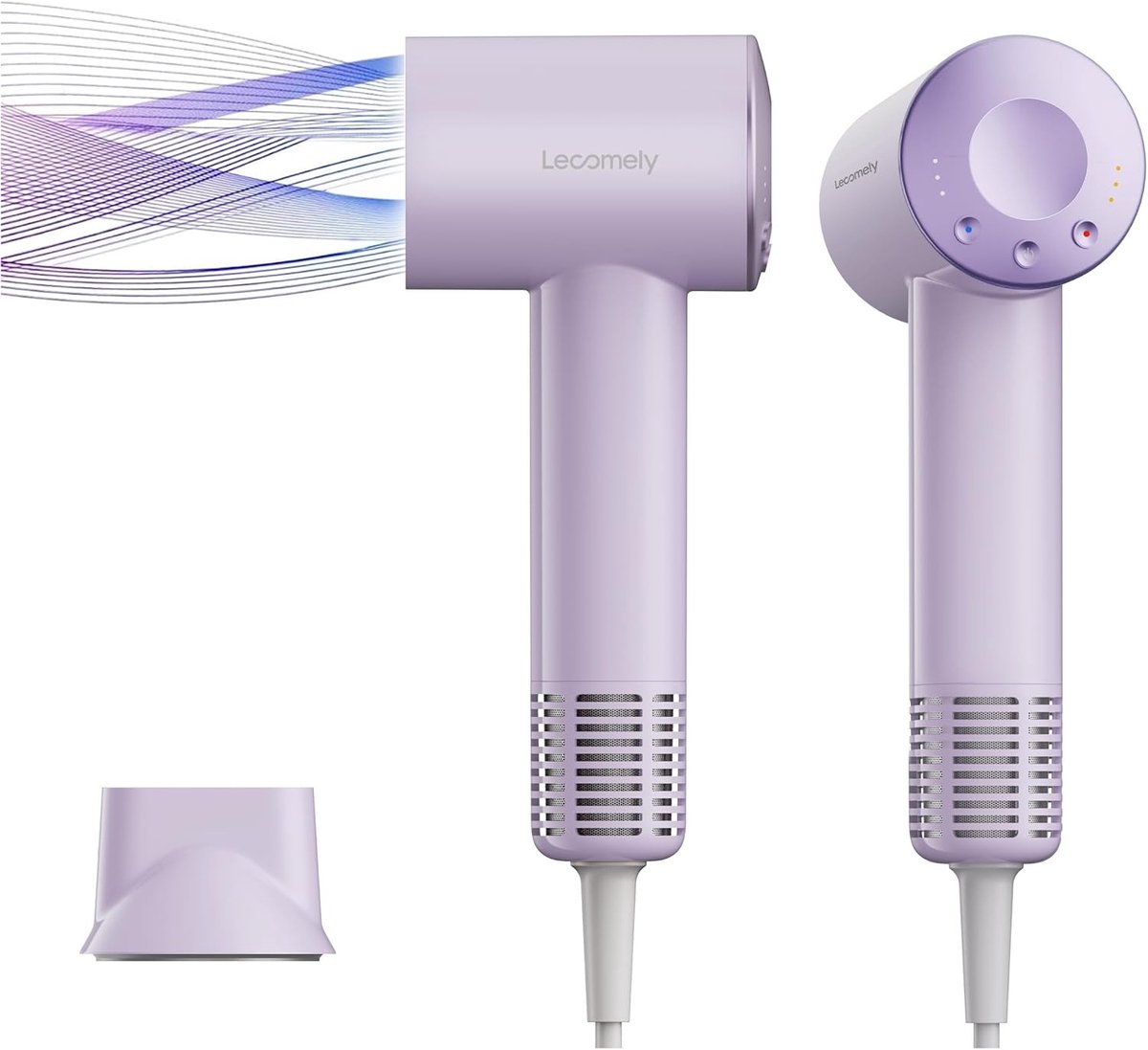 Compacte Reishaardroger - Zwart - 20 cm - Hogesnelheids Ionentechnologie - Voor Dames