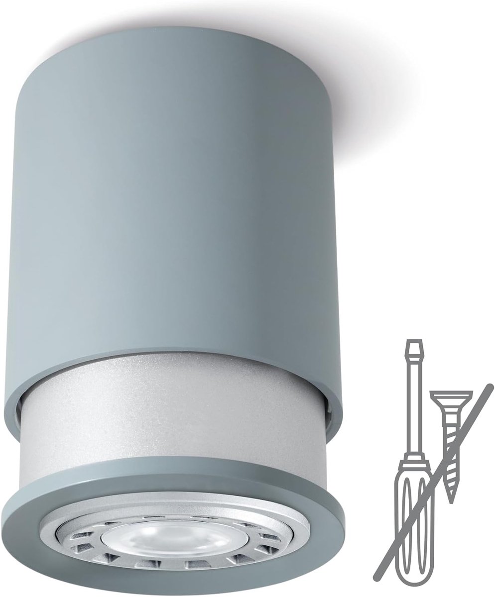 Plafondlamp GU10 – plafondspot met gepatenteerde haakmontage