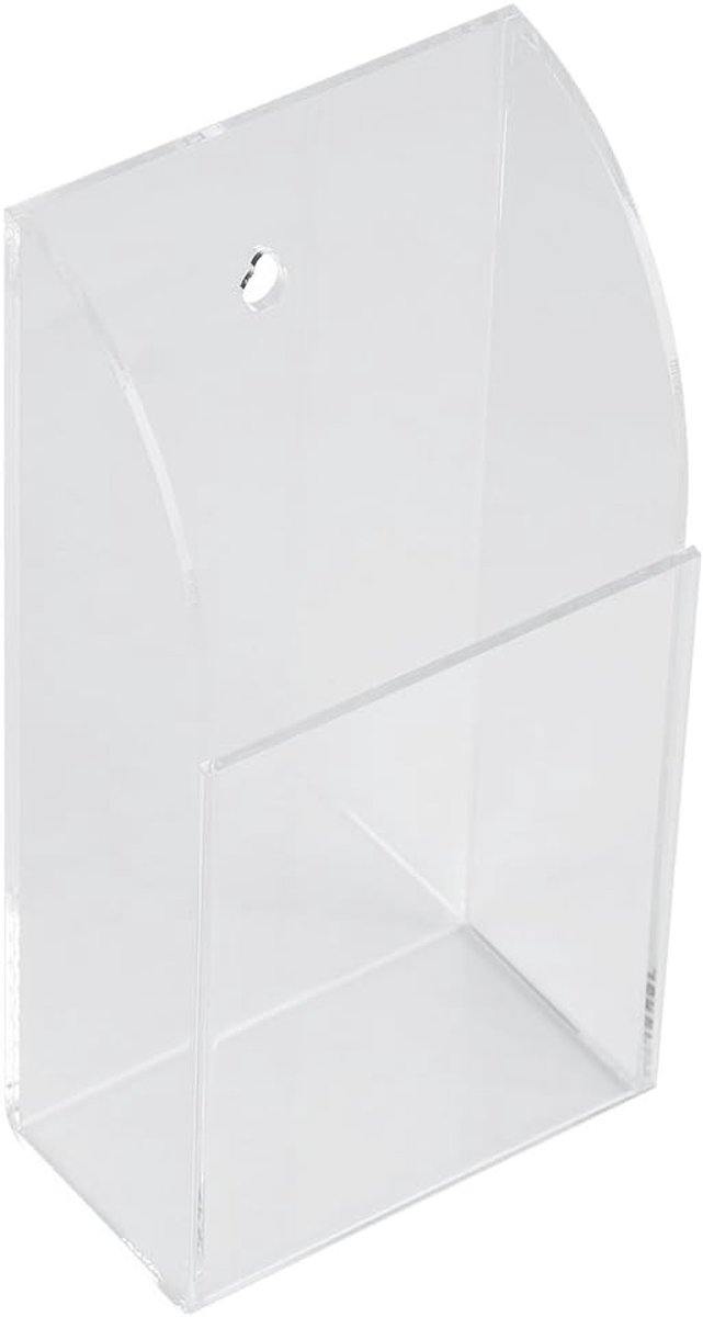 Opbergdoos met afstandsbediening, transparante wandhouder, acryl, afstandsbediening voor airconditioning, afstandsbediening voor tv-stereo.