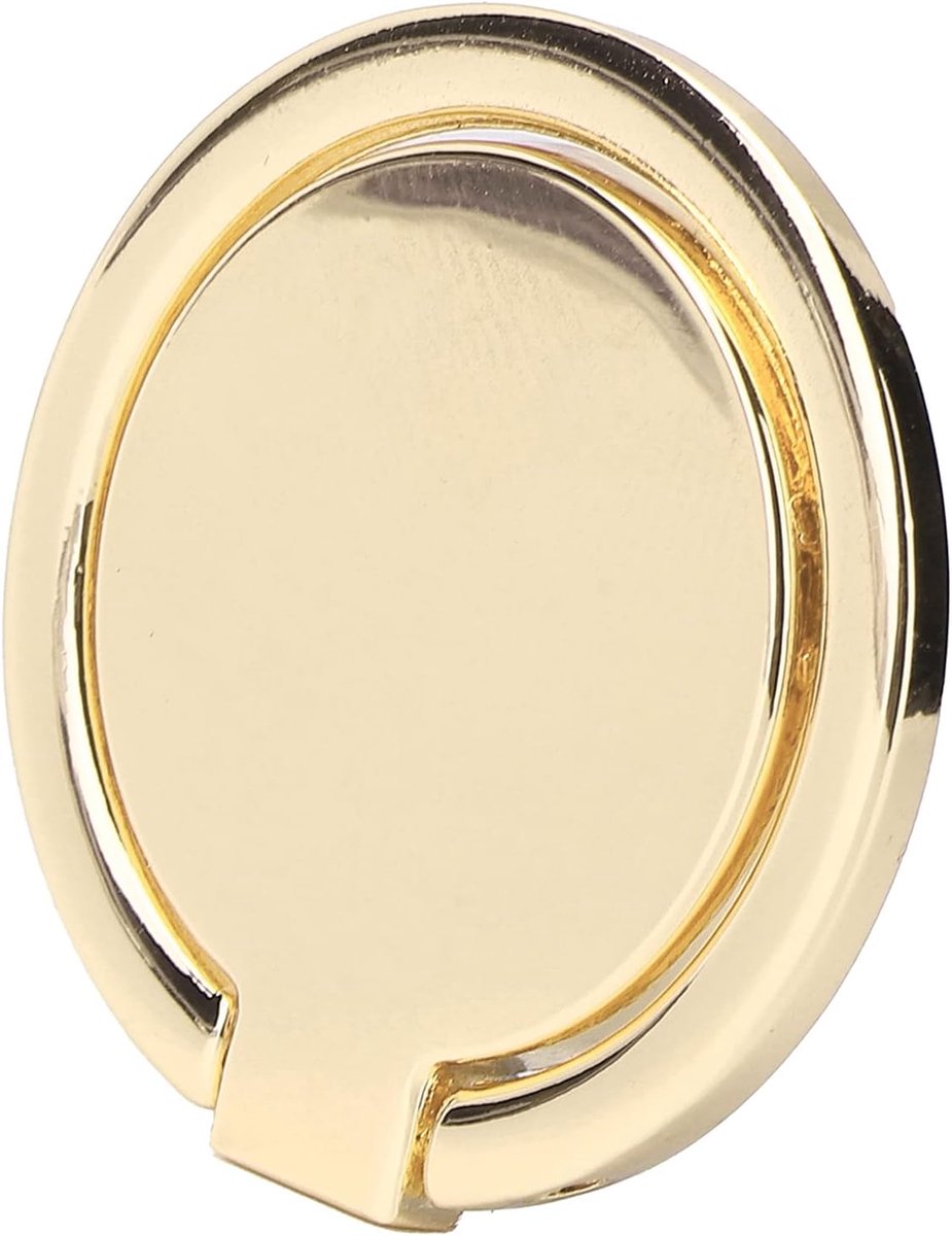 Telefoon Vingerringgreep 360° Rotatie Metalen Telefoonhouder voor Magnetische Autohouder (Goud)
