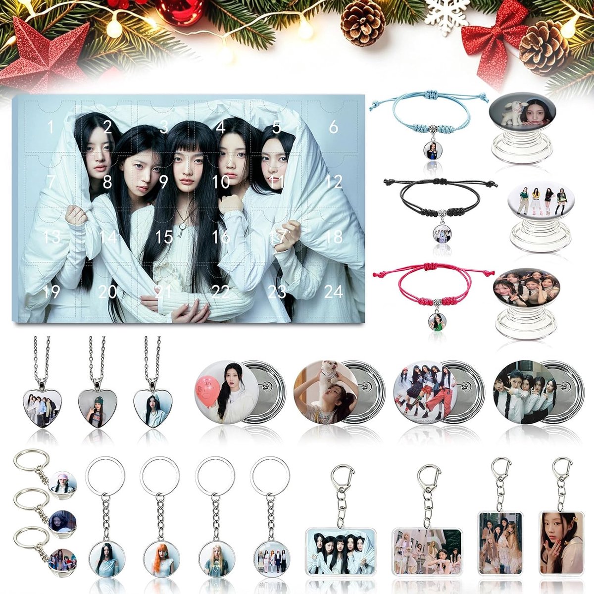 Adventskalender 2026 - 24 verrassingen - gevarieerde accessoires - voor fans - ShopVlot