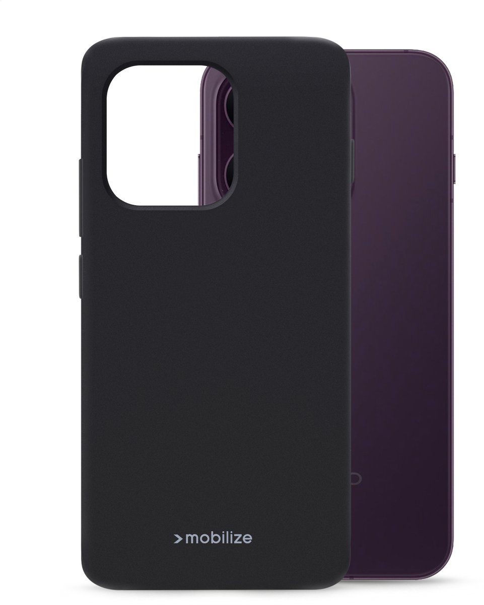 Mobilize Rubber Gelly Case OPPO Reno16 F 5G/Reno16 FS 5G Matt Black